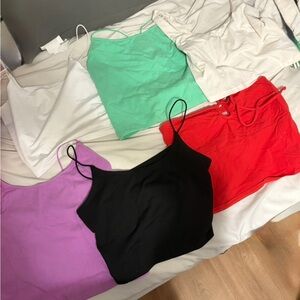 Women's Multicolor Spaghetti Strap Tops